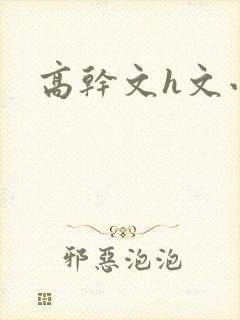 高干文h文小说封面