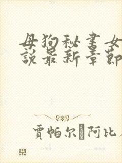 母狗秘书女儿小说最新章节更新时间