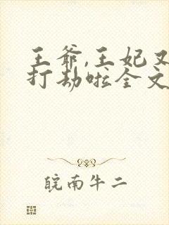 王爷,王妃又去打劫啦全文免费阅读