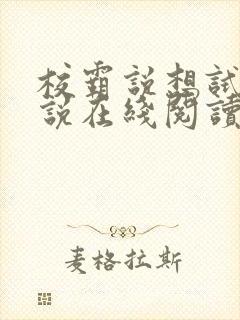 校霸说想试试小说在线阅读