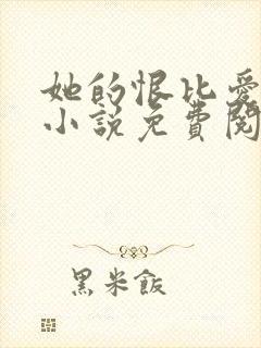 她的恨比爱长久小说免费阅读封面