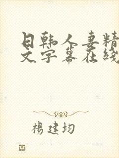 日韩人妻精品中文字幕在线