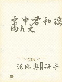 云中君和瑶的纯肉h文