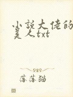 小说大佬的娇软美人txt
