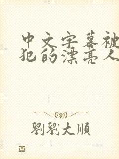 中文字幕被公侵犯的漂亮人妻封面