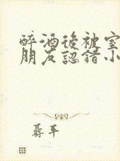 醉酒后被室友男朋友认错小说