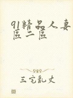 91精品人妻一区二区封面