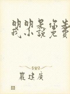 明明是你先不爱我小说免费阅读