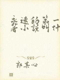 永远的第一名原著小说叫什么