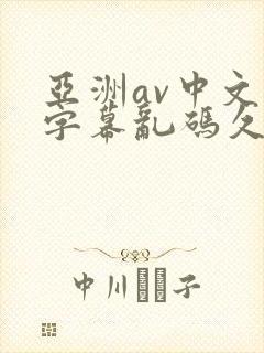 亚洲av中文字字幕乱码久久