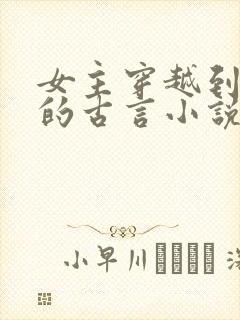 女主穿越到宋朝的古言小说