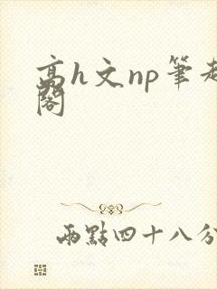 高h文np笔趣阁
