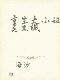 重生大小姐她又美又飒封面