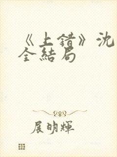 《上错》沈南初全结局