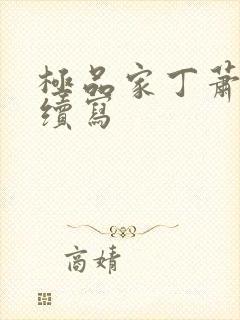 极品家丁萧夫人续写封面