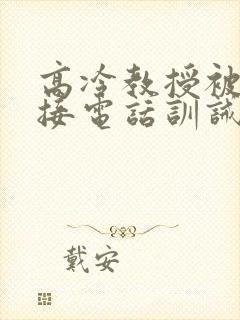 高冷教授被罚边接电话训诫文小说卡封面