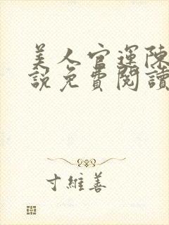 美人官运陈阳小说免费阅读封面