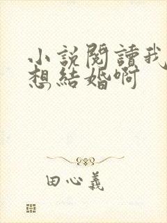 小说阅读我真没想结婚啊封面