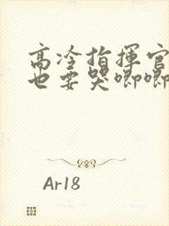 高冷指挥官今天也要哭唧唧封面