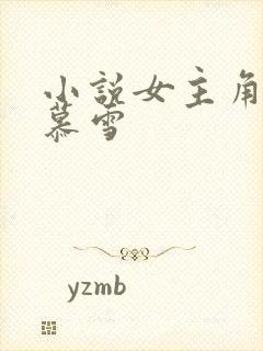 小说女主角叫沈慕雪