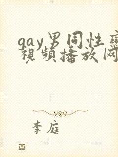 gay男同性恋视频播放网址封面