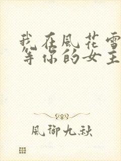 我在风花雪月里等你的女主