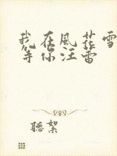 我在风花雪月里等你汪蕾