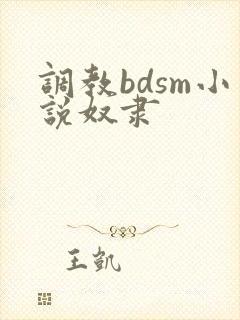 调教bdsm小说奴隶封面