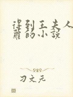 得到王夫人李青萝的小说封面