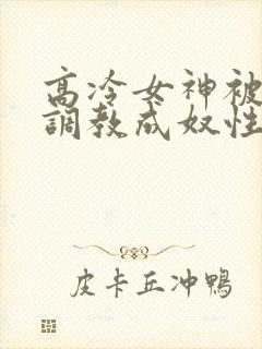 高冷女神被屈辱调教成奴性的小说