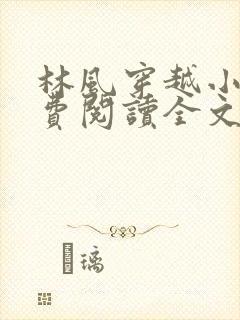 林风穿越小说免费阅读全文