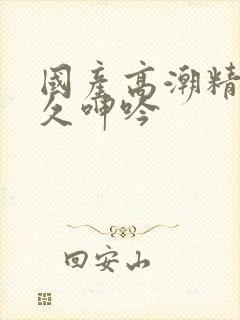 国产高潮精品久久呻吟