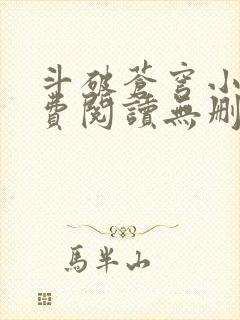 斗破苍穹小说免费阅读无删减全文封面