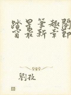 踏星笔趣阁无弹窗最新章节封面