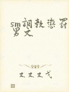 sm调教惩罚男男文