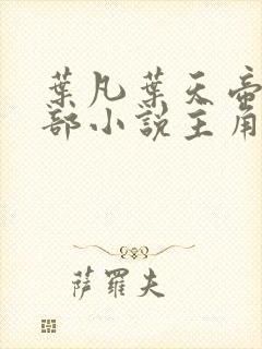 叶凡叶天帝是哪部小说主角