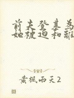 前夫登基为帝,她被迫和离 青城封面