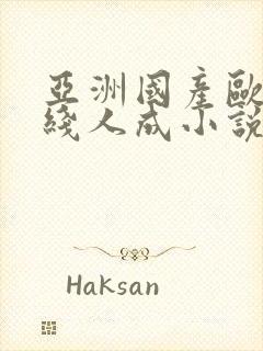 亚洲国产欧美在线人成小说