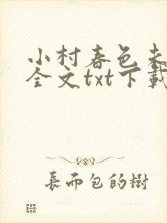 小村春色未删节全文txt下载