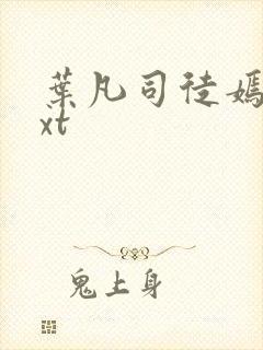 叶凡司徒嫣然txt