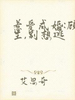 惹爱成婚:顾先生,别想逃封面