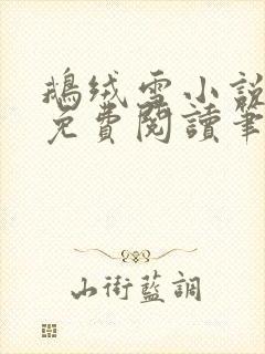 鹅绒雪小说全文免费阅读笔趣阁