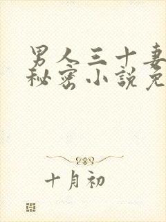 男人三十妻子的秘密小说免费观看