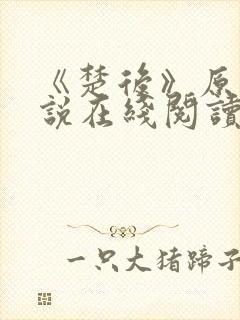 《楚后》原著小说在线阅读封面