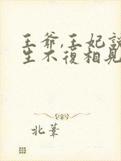 王爷,王妃说此生不复相见免费阅读