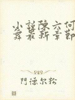 小说陈六何沈轻舞最新章节