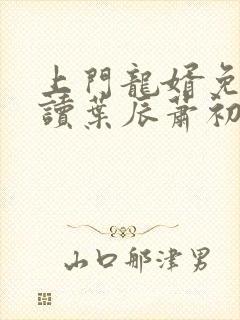 上门龙婿免费阅读叶辰萧初然封面