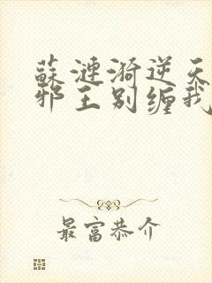 苏涟漪逆天狂妃邪王别缠我封面