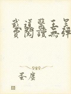 武道医王吴东免费阅读无弹窗封面