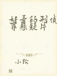 好看的刑侦剧犯罪悬疑片